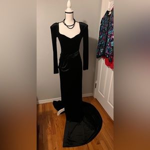 Black Velour Dress